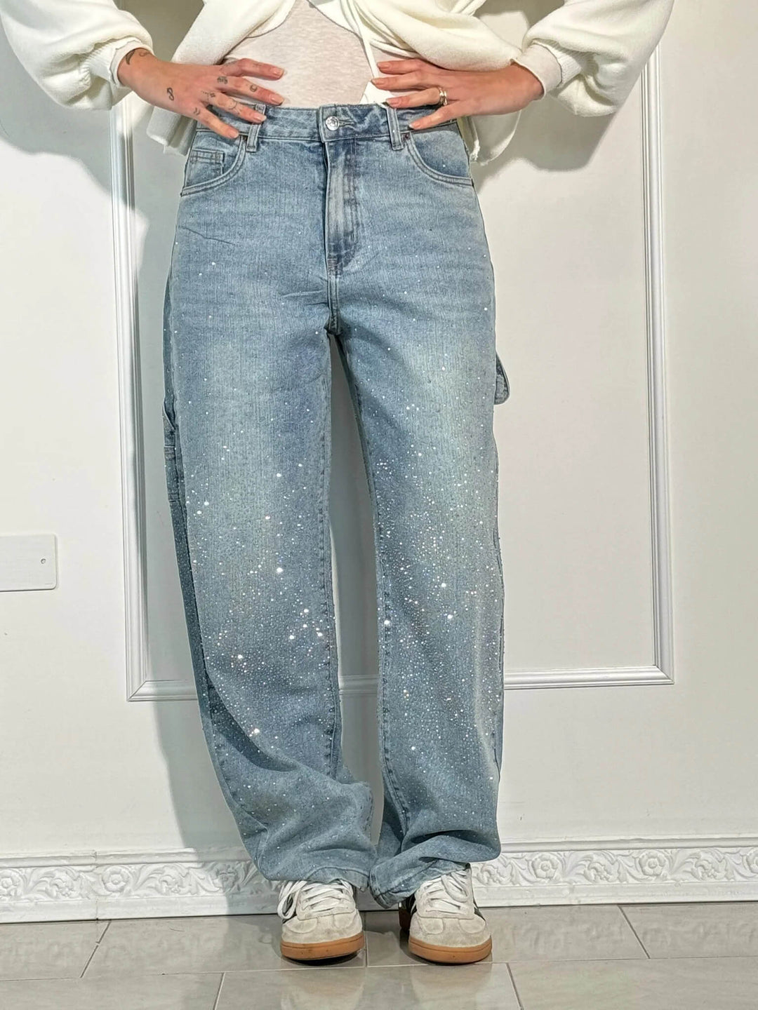 ELSKE I WIJDE PIJP BAGGY BROEK