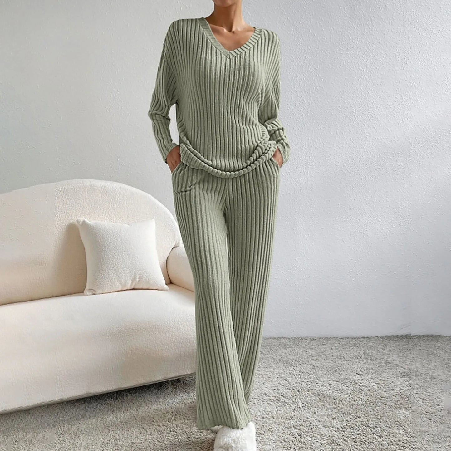 Kylie™ | Gebreide Loungewear Set